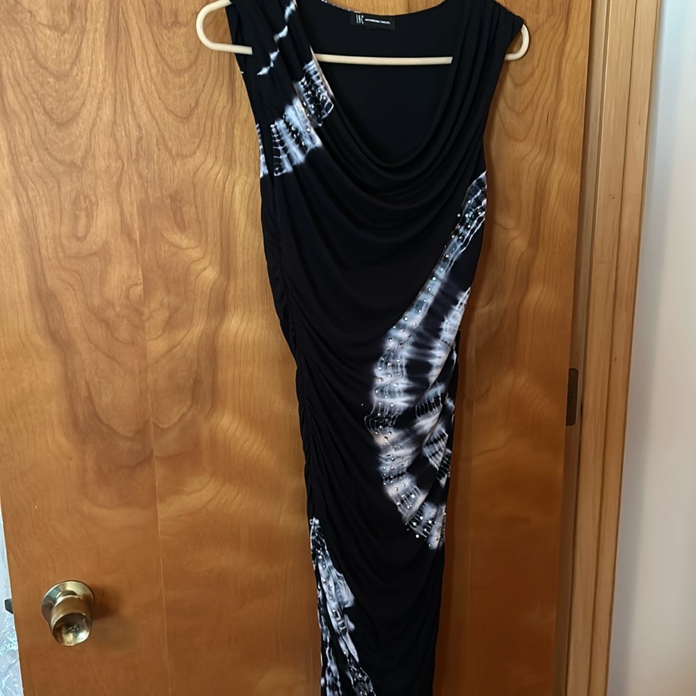 Inc black dress with studs XS-S